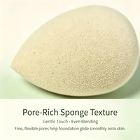 Green Tea Plant-Based Beauty Sponge | Wet & Dry Use · Soft & Bouncy · Flawless Blending